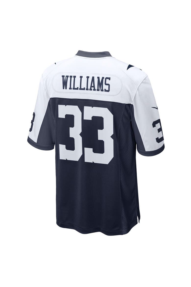 Men's Nike Javonte Williams Navy Dallas Cowboys Alternate Game Jersey, Alternate, color, Navy