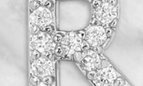 Melinda Maria Baby Love Letters Initial Pendant Necklace In Silver R