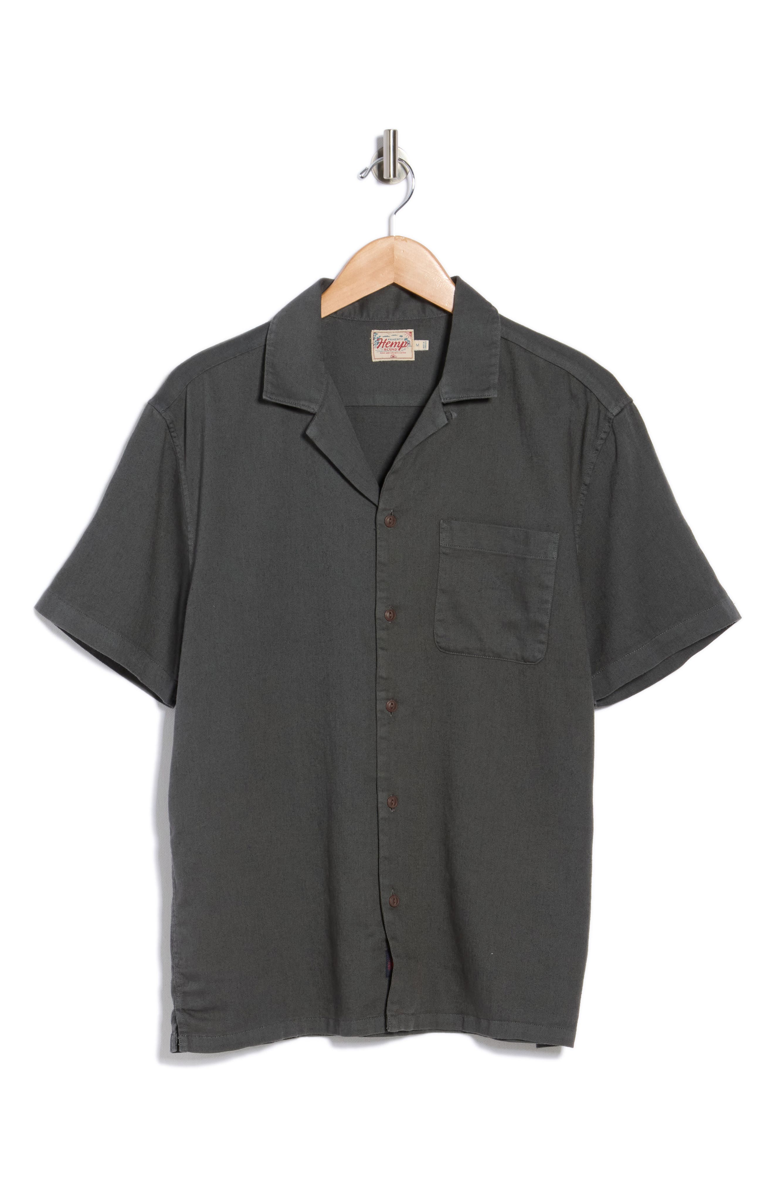 Faherty Hemp Blend & Organic Cotton Camp Shirt