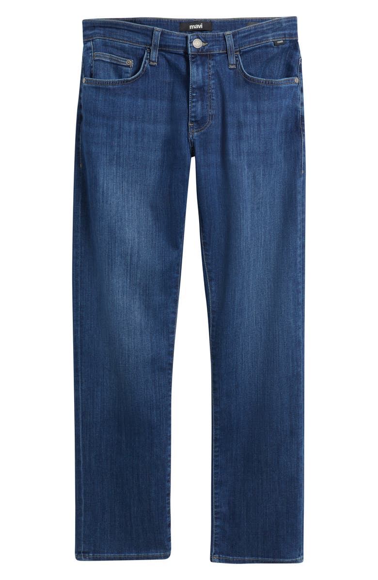 Mavi Jeans Zach Straight Leg Jeans, Alternate, color, Dark Brushed Supermove