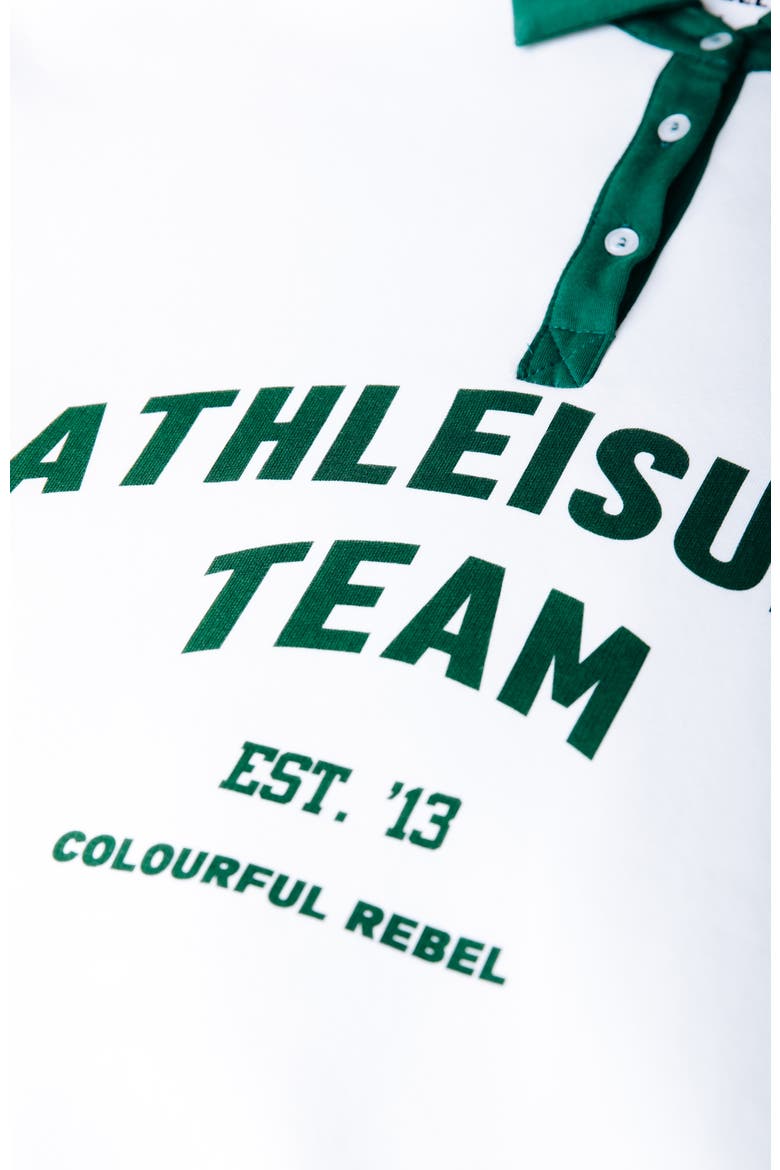 Polo Athl. Team Dropped Shoulder Sweat, Alternate, color, White