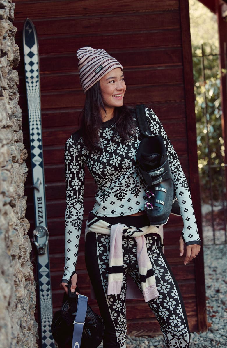 FP Movement by Free People Myoko Jacquard Layer T-Shirt, Alternate, color, 