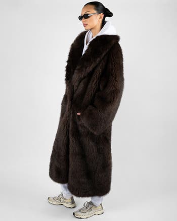 Leopard Faux Fur Coat