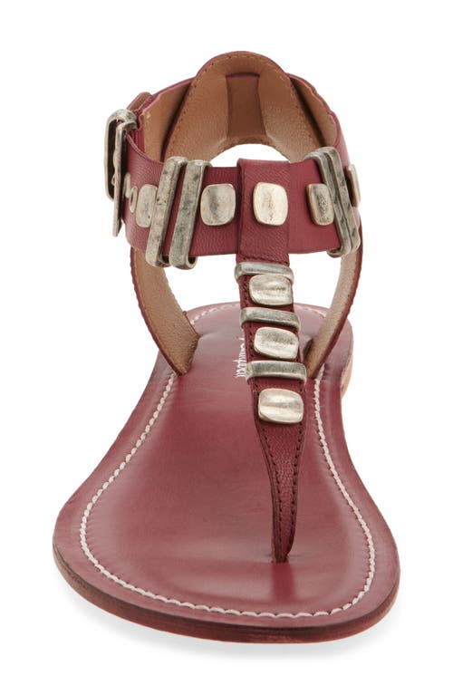 Jeffrey Campbell Leif Sandal In Red Combo