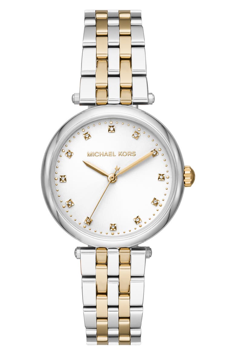 Darci Diamond Bracelet Watch, 34mm, Main, color, TWO-TONE