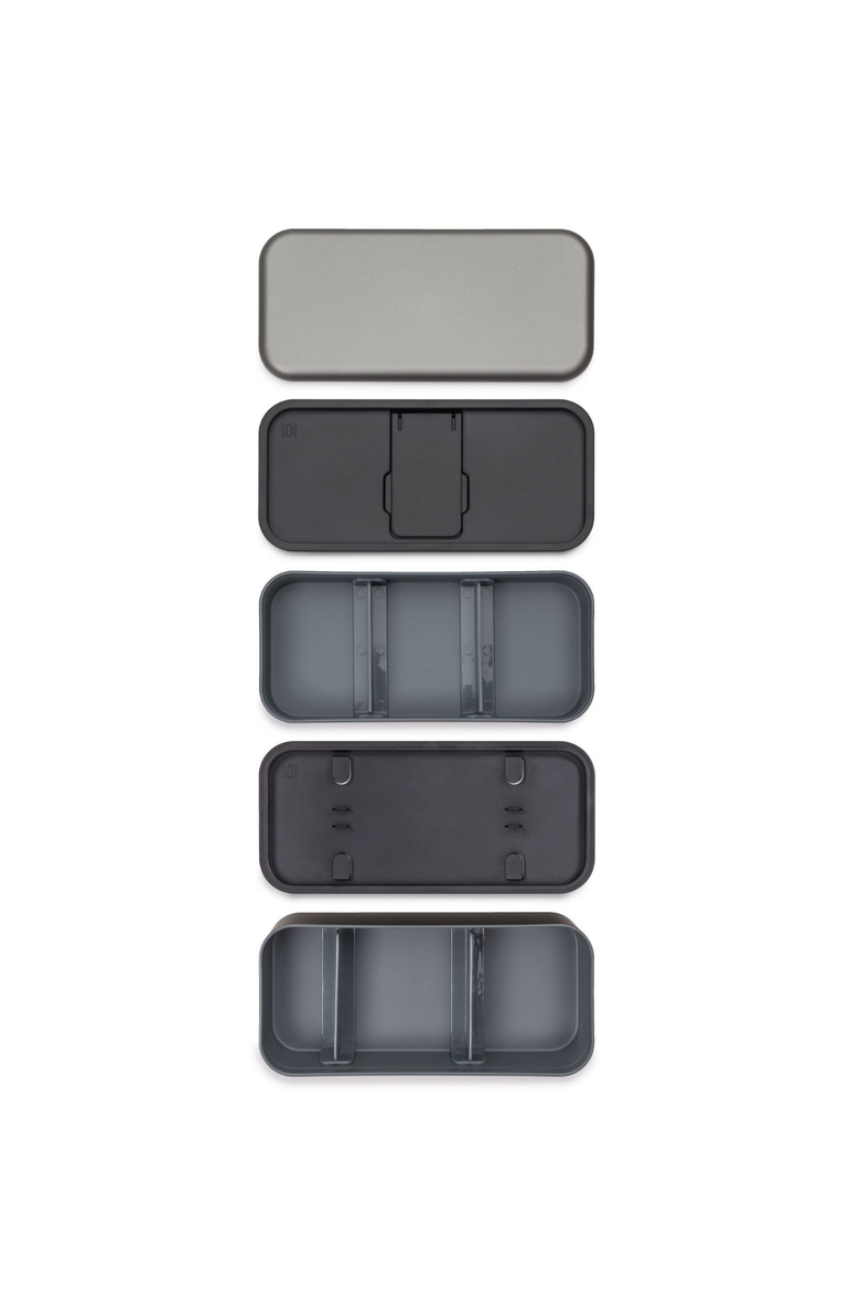 BentoStack Tech Accessory Organizer, Alternate, color, Grey