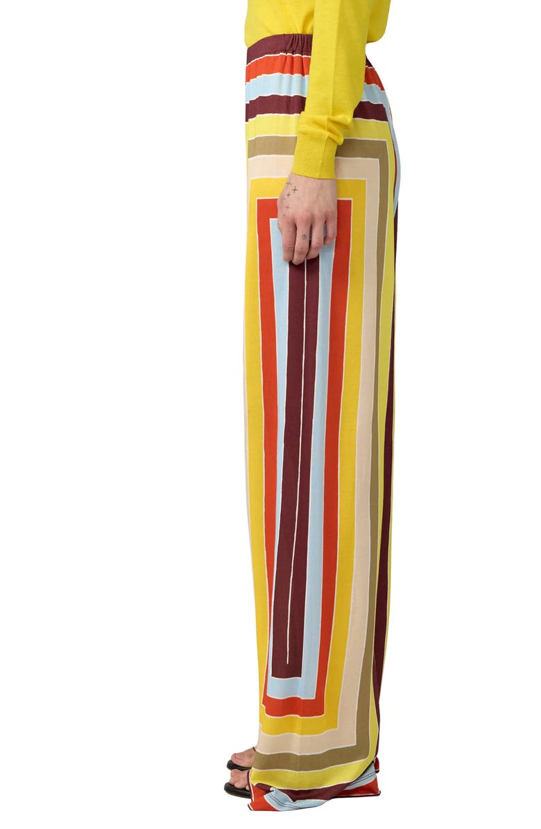 Diane von Furstenberg Malia Stripe Wide Leg Pants, Alternate, color, Dorian Stripe Multi