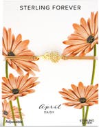 Sterling Forever Birth Flower Bracelet