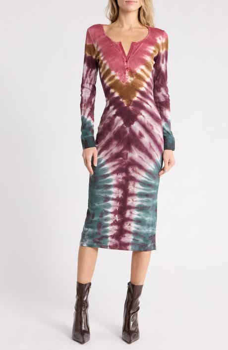 Leo Tie Dye Midi Dress