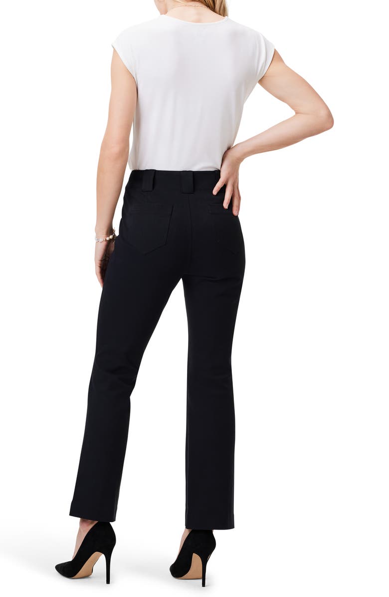 NIC+ZOE Plaza Demi Bootcut Ankle Pants, Alternate, color, Black Onyx