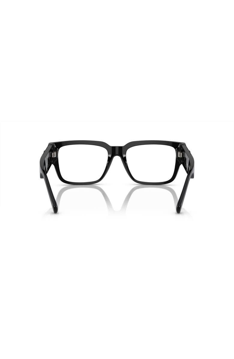 Versace 53mm Square optical glasses, Alternate, color, Black