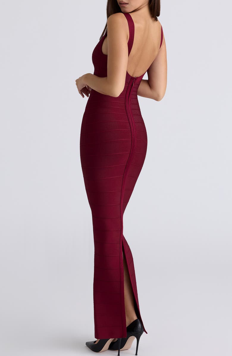 HOUSE OF CB The OG Bandage Maxi Dress, Alternate, color, Wine