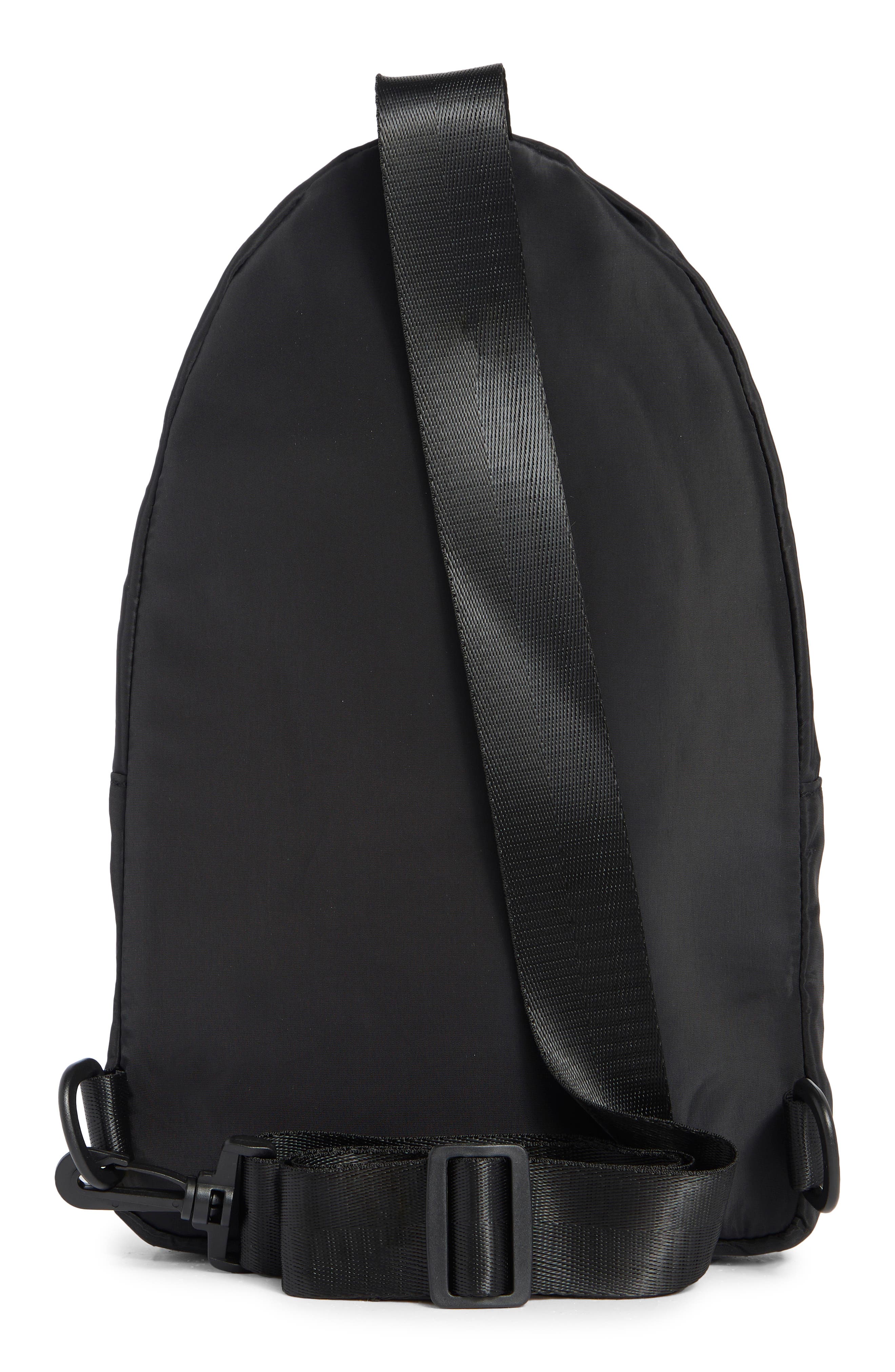 Z by Zella Sling Crossbody Bag, Alternate, color, Black