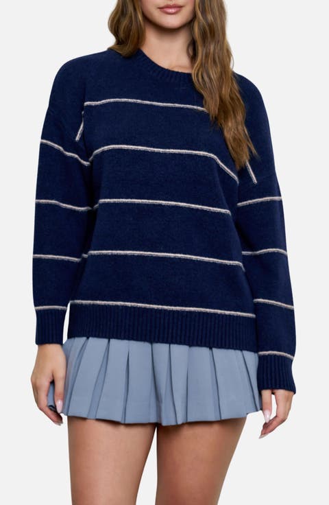 Stripe Crewneck Sweater