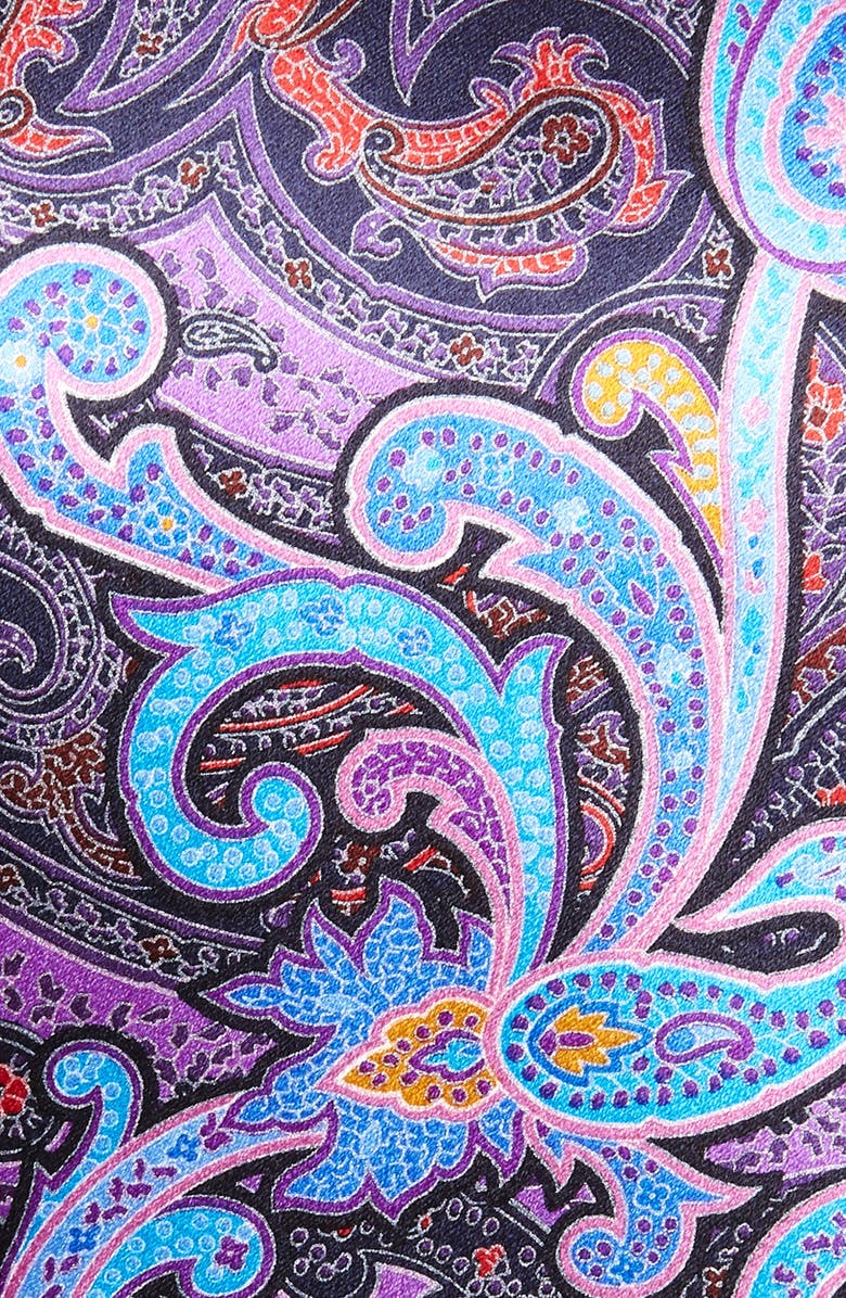 ZEGNA Quindici Paisley Silk Tie, Alternate, color, 