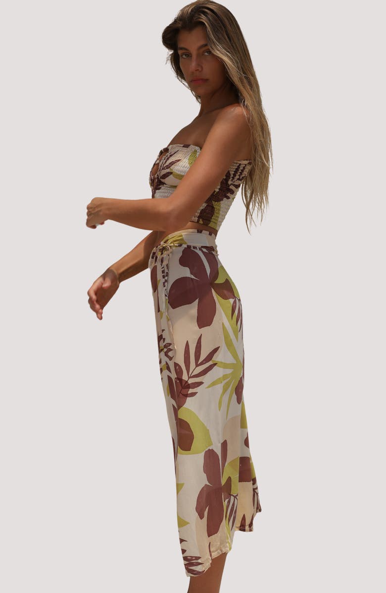 Stone Fox Coco Tube Top, Alternate, color, Tropical Tonal