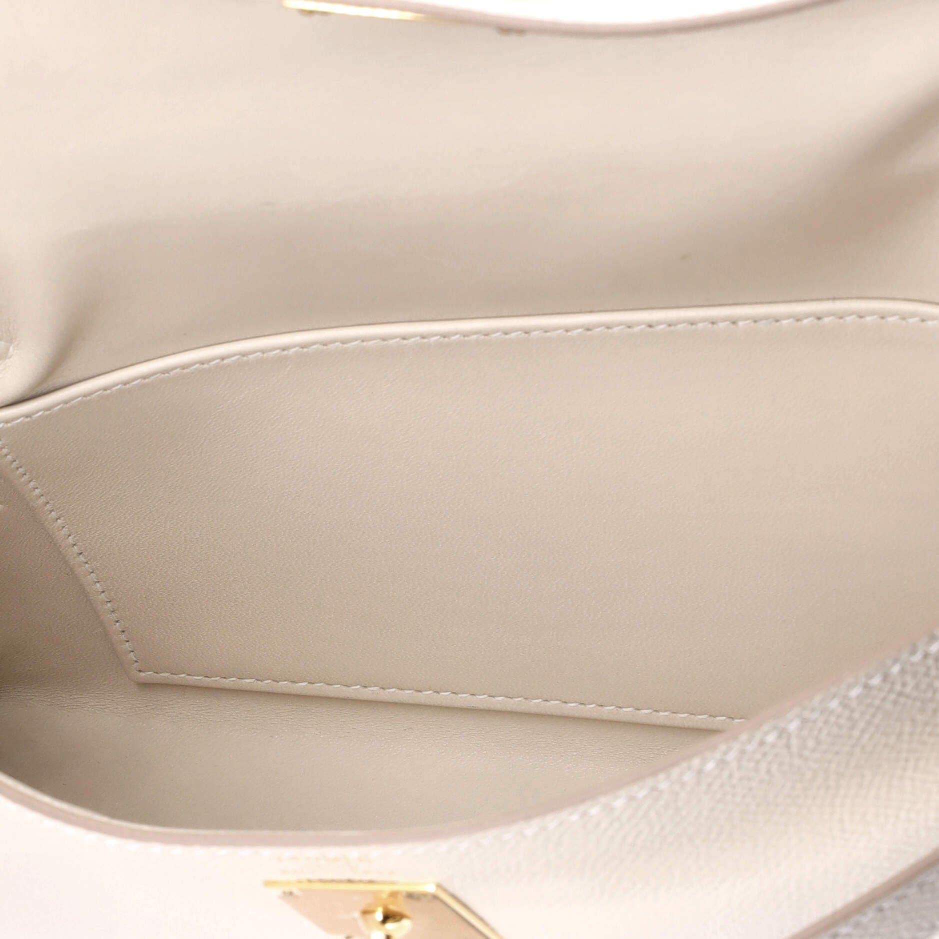 Pre-Owned Hermes Kelly Elan Shoulder Bag Epsom, Alternate, color, Craie