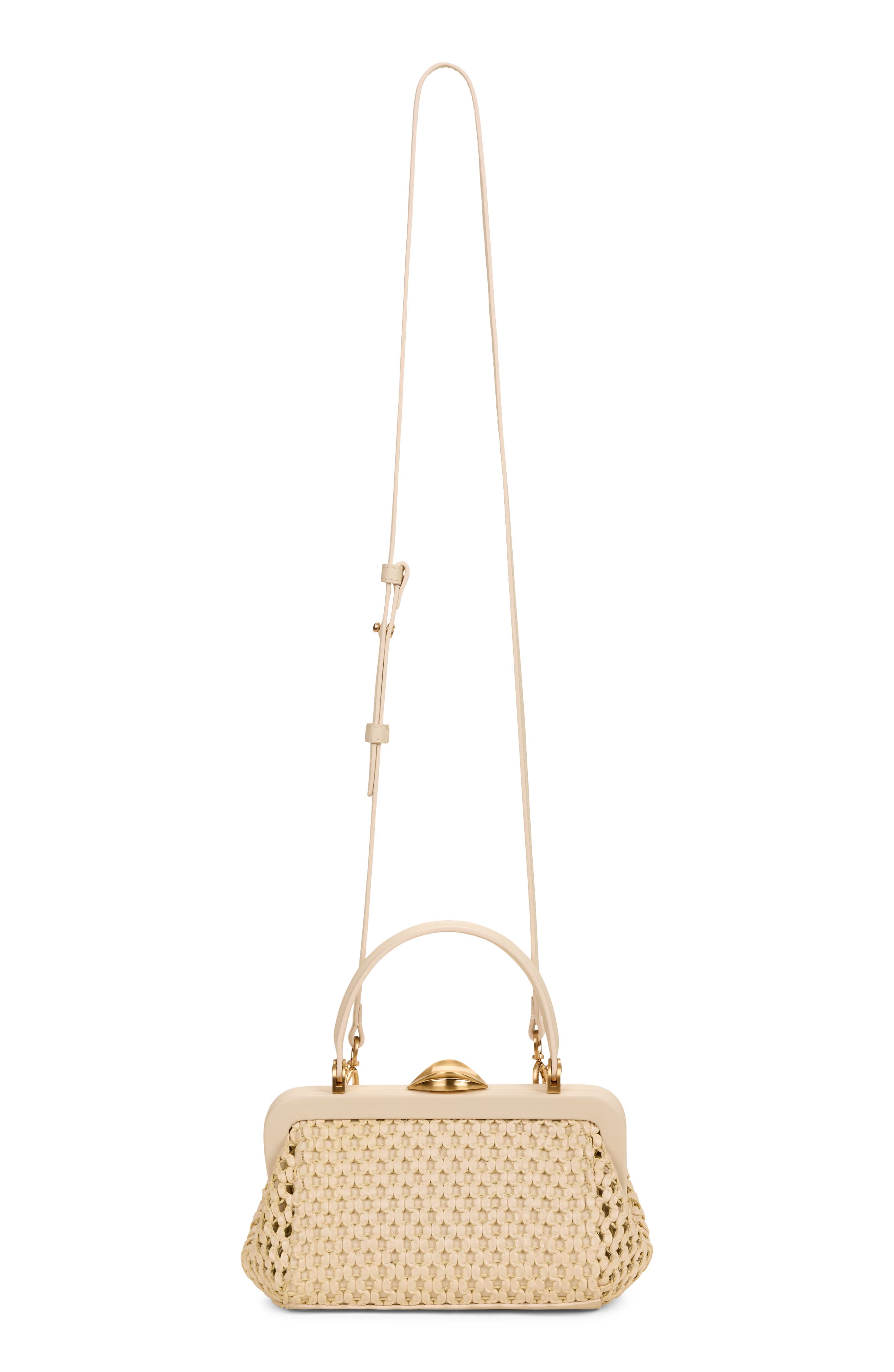 Cult Gaia Zuma Woven Top Handle Bag, Alternate, color, 