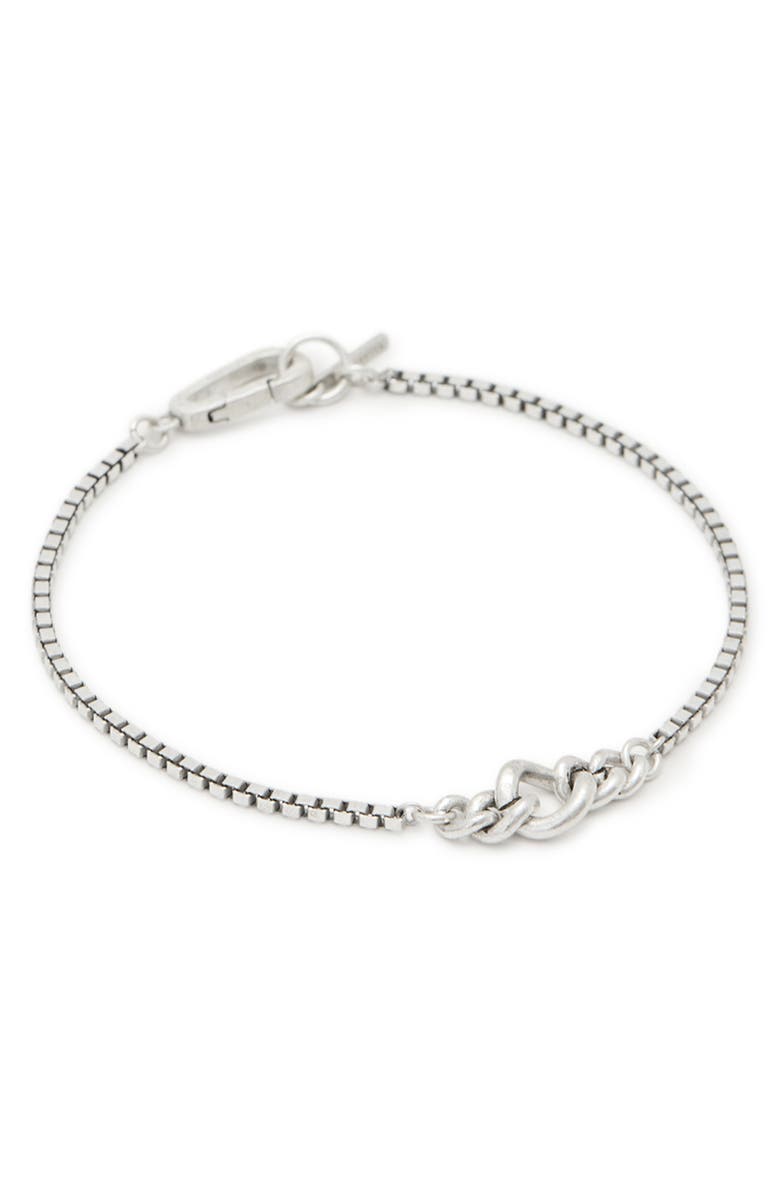 AllSaints Men's Curb Chain Bracelet, Main, color, 