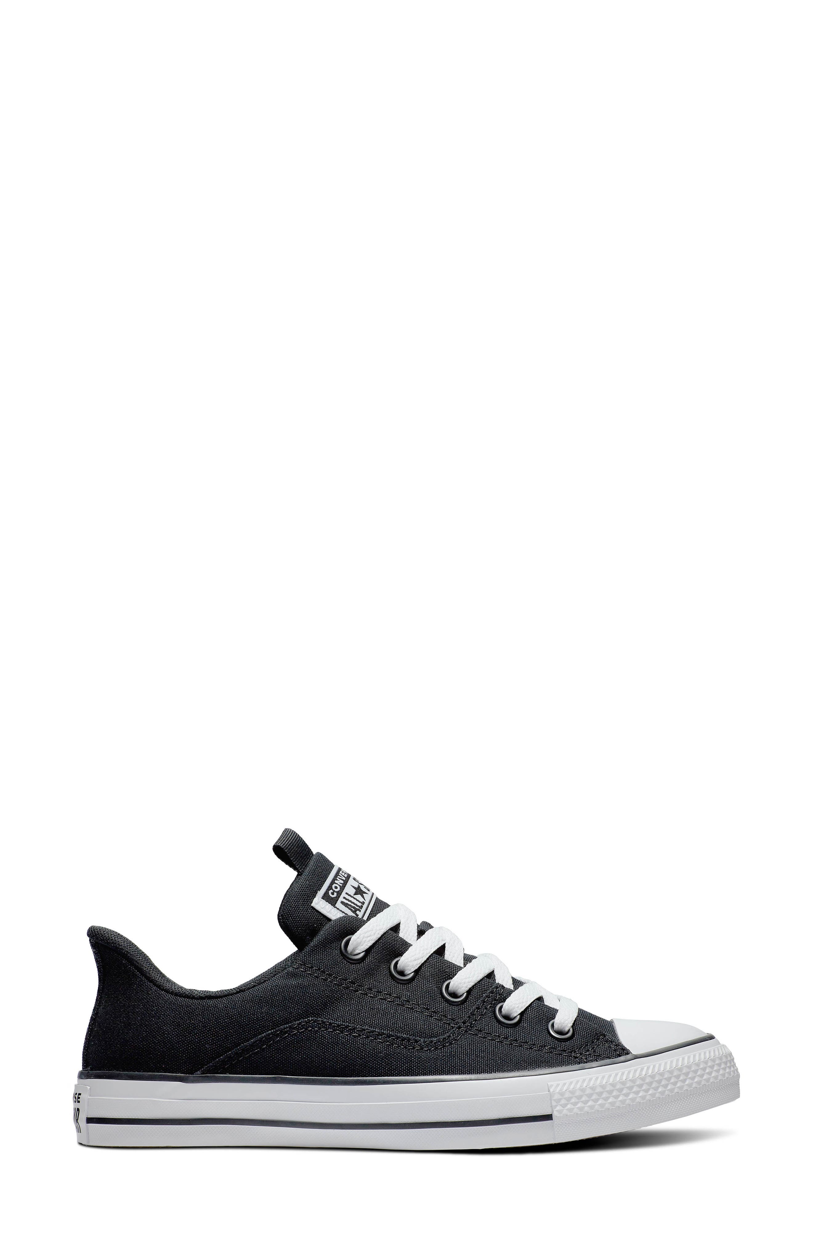 Converse Chuck Taylor<sup>®</sup> All Star<sup>®</sup> Rave Low Top Sneaker, Alternate, color, Black/ White/ Black
