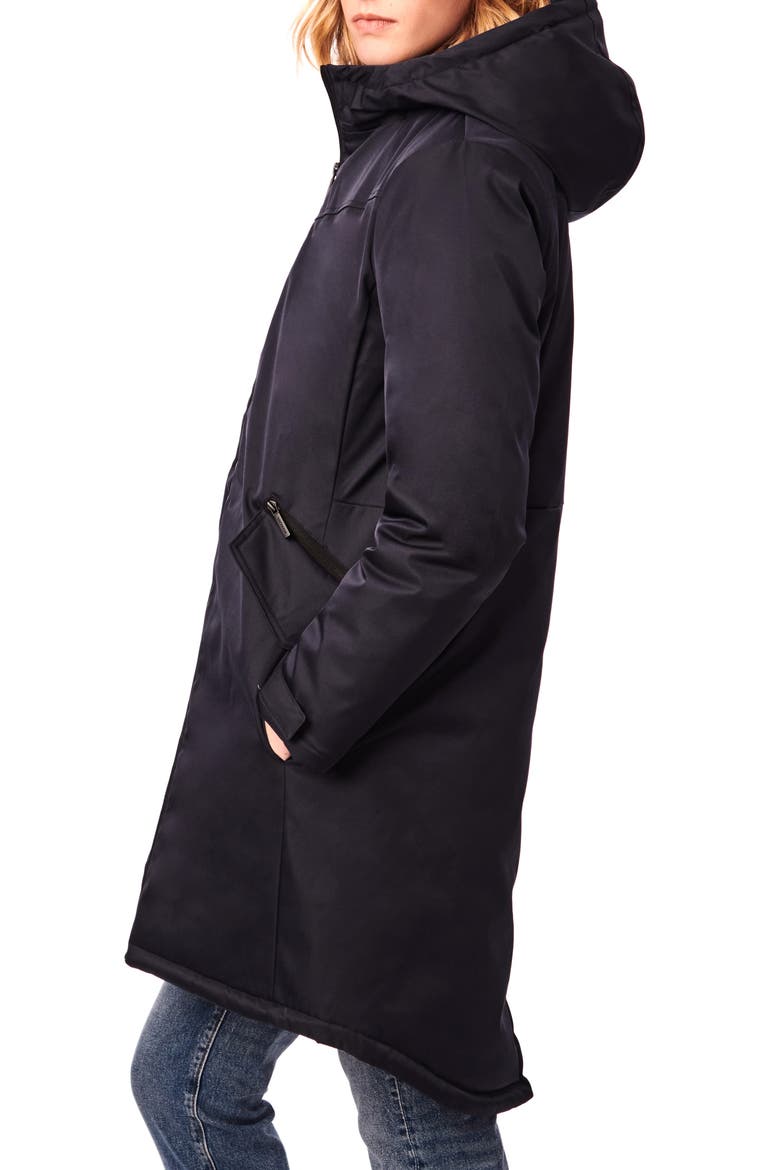 Micro Breathable Hooded Water Resistant Raincoat, Alternate, color, SPACE BLUE