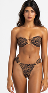 Beach Bunny Swimwear Leopard Love Bandeau Top