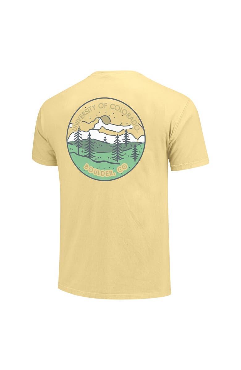 IMAGE ONE Unisex Gold Colorado Buffaloes Scenic Comfort Colors T-Shirt, Alternate, color,