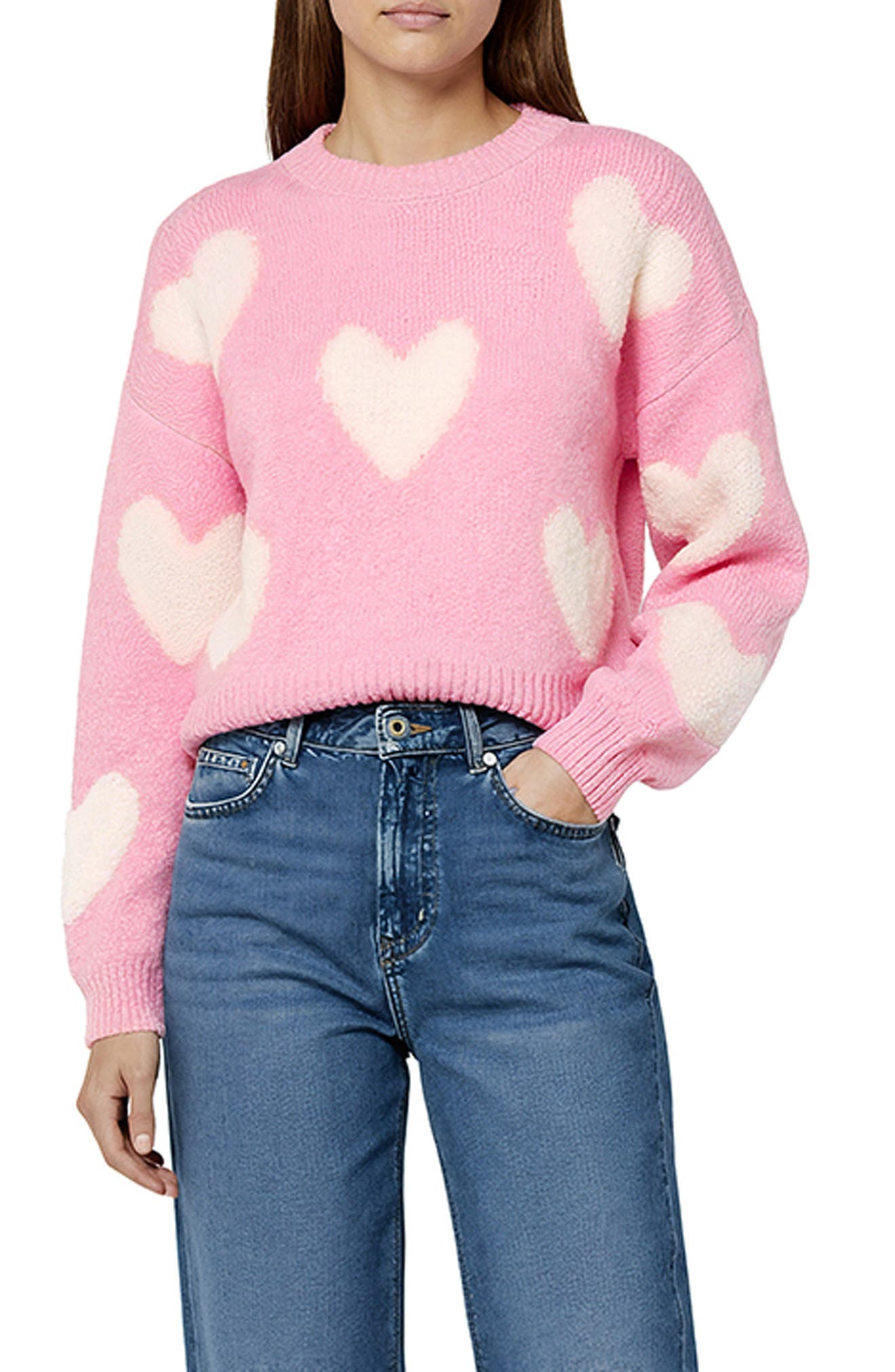 Lush Heart Crewneck Sweater