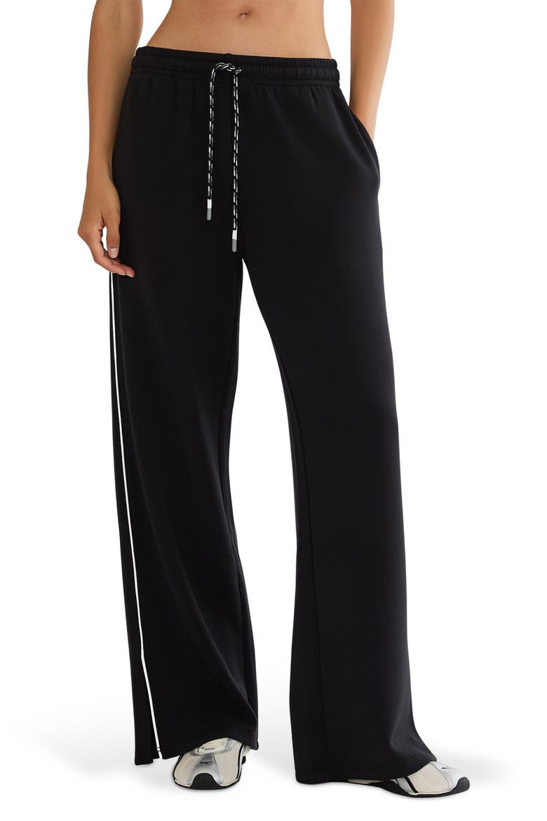Rumi Wide Leg Pants, Main, color, NOIR FROST