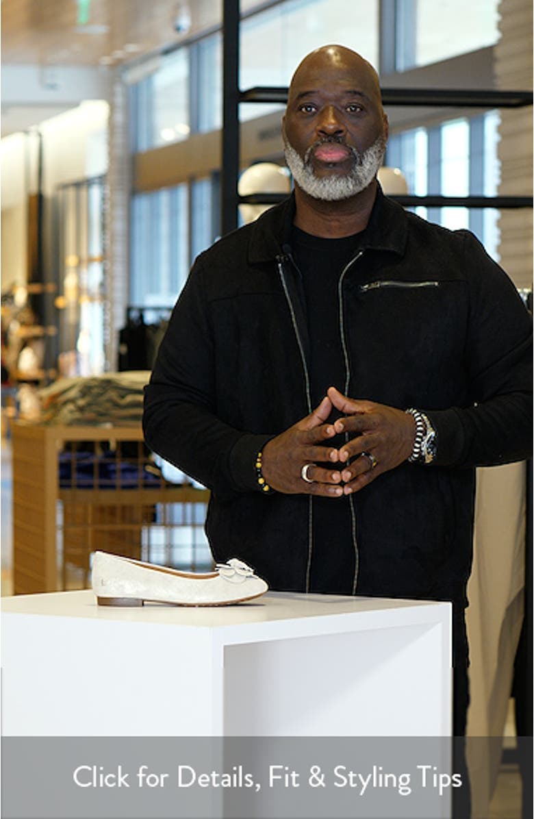 Petula Flower Embellished Flat, sales video thumbnail