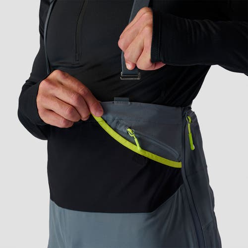 Backcountry Gore-tex Windstopper Hybrid Touring Bib Pant In Gray