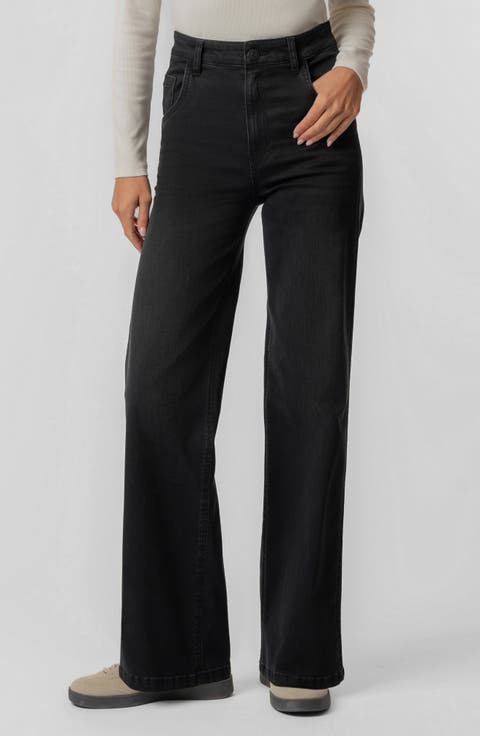 Jodi Fab Ab High Waist Relaxed Straight Leg Jeans