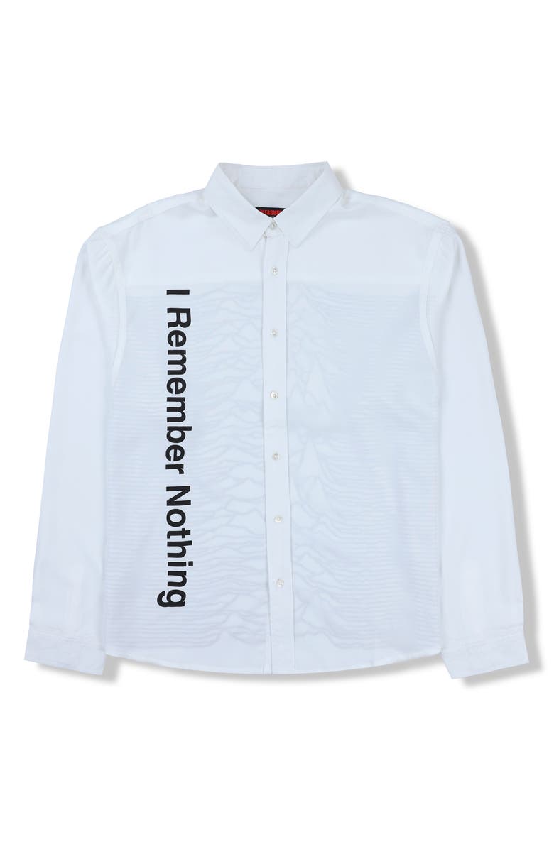 PLEASURES Nothing Button-Down Shirt, Alternate, color, 