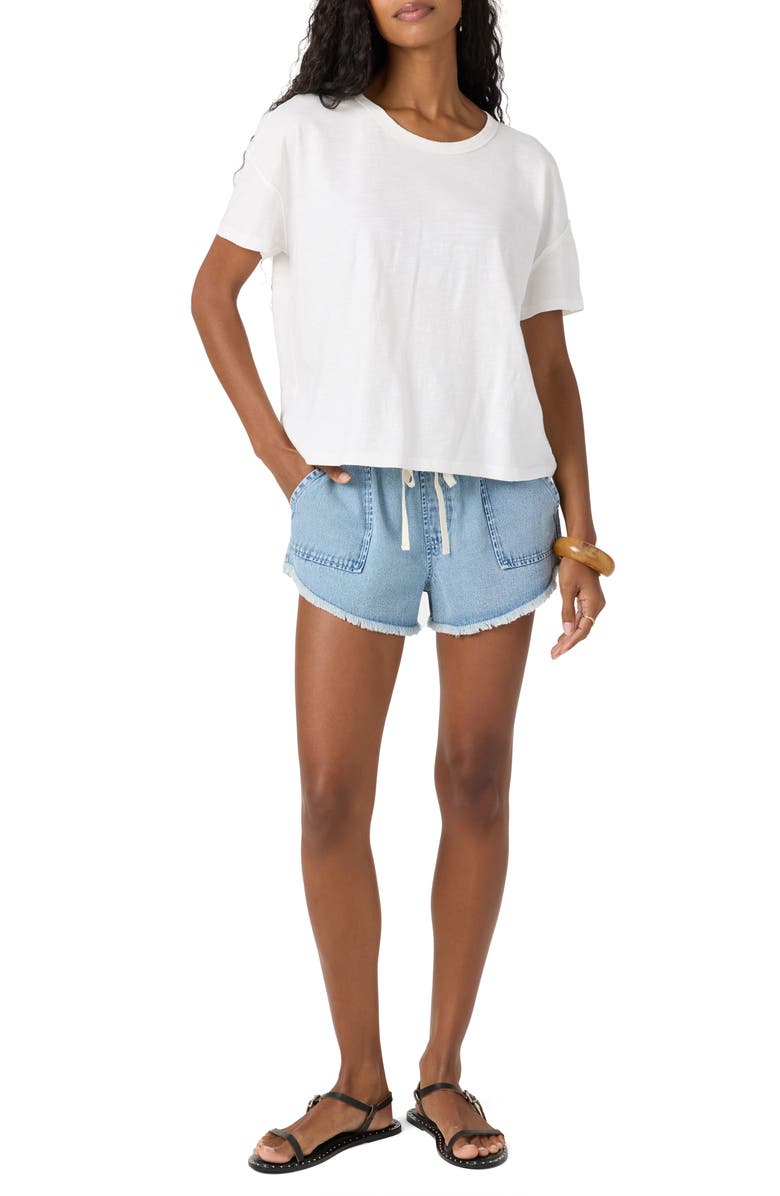 O'Neill Wavelength Slub Cotton Jersey Crewneck T-Shirt, Alternate, color, Winter White