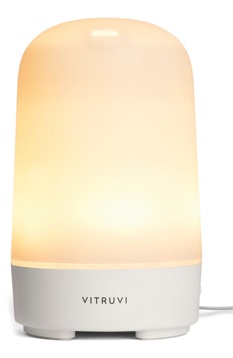 Vitruvi Glow Essential Oil Diffuser, Alternate, color, White