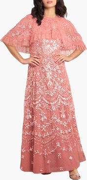 Needle & Thread Freya Cape Ankle Gown