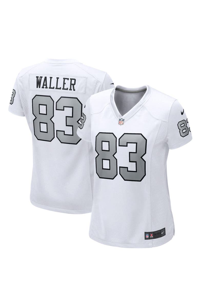 Nike Women's Nike Darren Waller White Las Vegas Raiders Player Jersey, Main, color, 