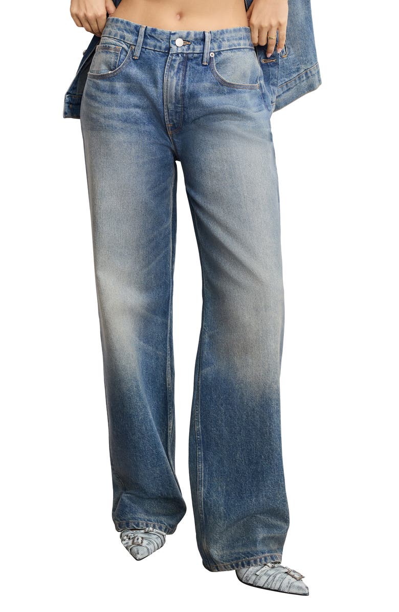 Good American Good '90s Relaxed Jeans, Main, color, Indigo927