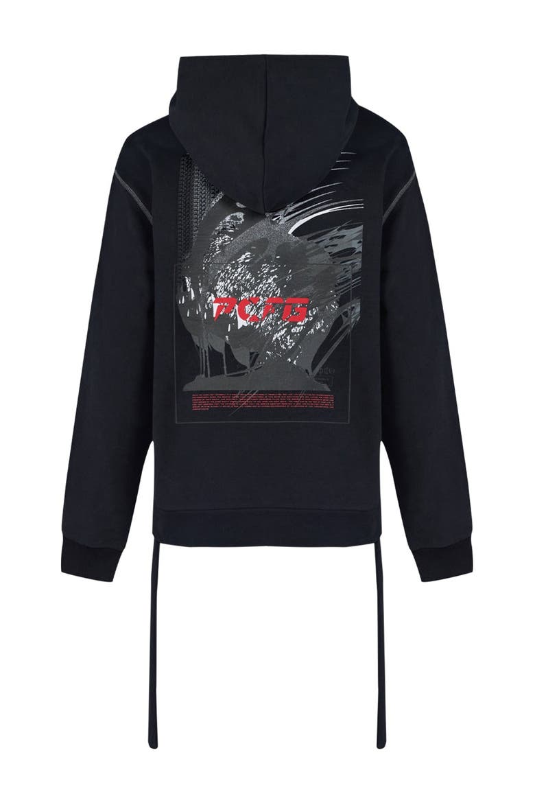 Pure Organic Cotton Your *Itch Oversize Hoody, Alternate, color, BLACK