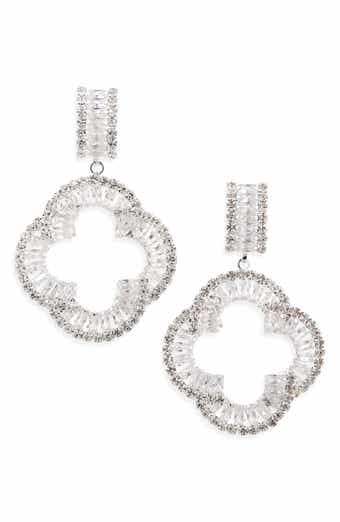 Tasha Lucky Clover Drop Earrings
