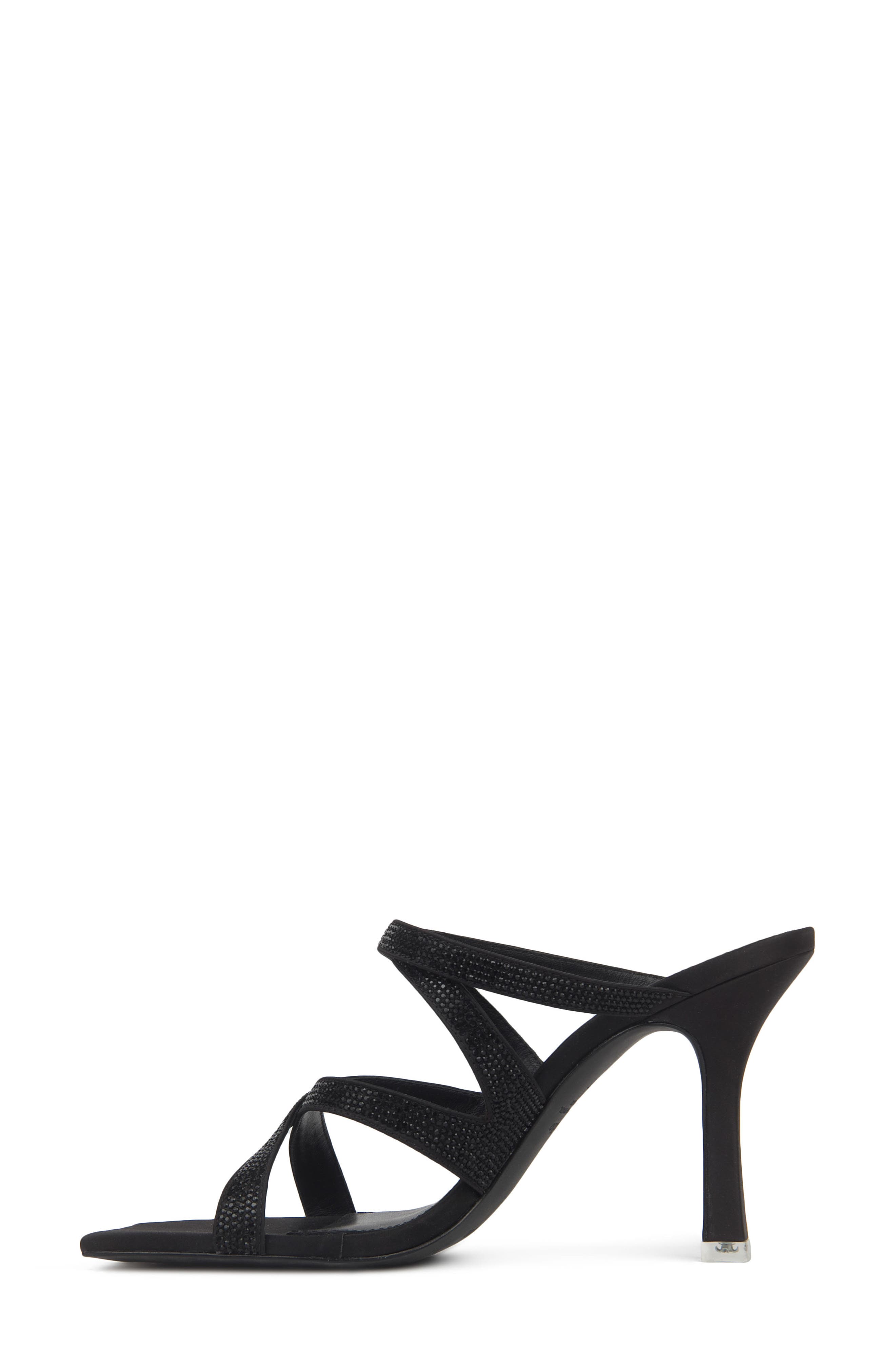 BLACK SUEDE STUDIO Veda Heeled Sandal, Alternate, color, 