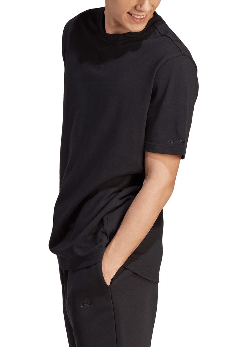 All Season Crewneck T-Shirt, Alternate, color, BLACK