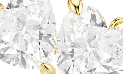 Swarovski Mesmera Attract Gold-tone Plated Heart Necklace In Gold