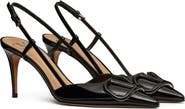 Valentino Garavani VLOGO Pointed Toe Slingback Pump