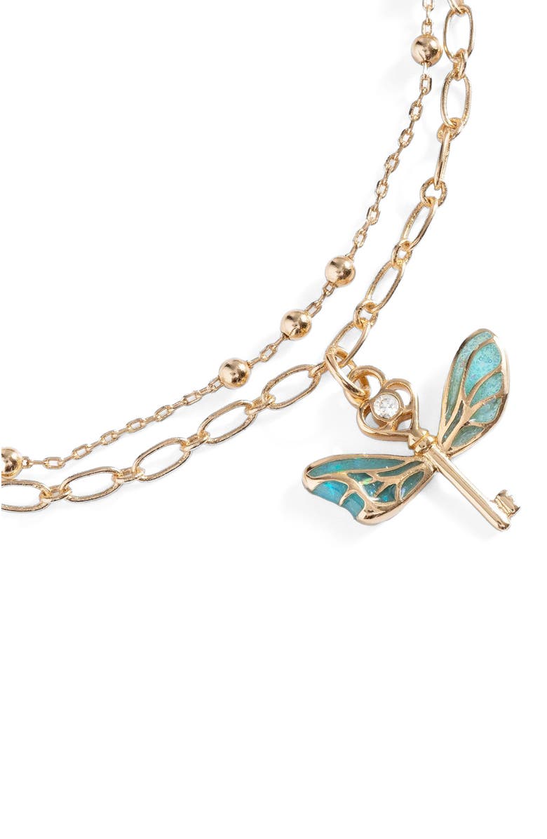Alex and Ani Harry Potter Flying Keys Adjustable Bracelet, Alternate, color, 