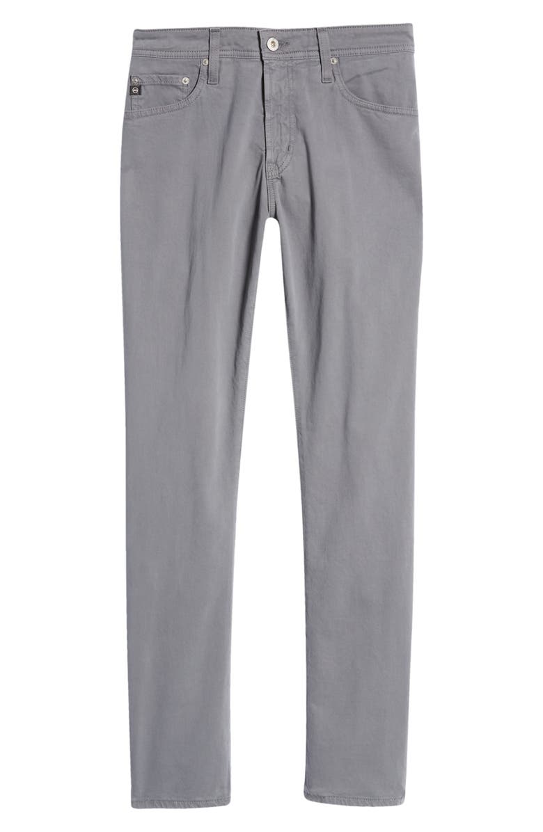 AG Tellis Slim Fit Sateen Pants, Alternate, color, Autumn Fog