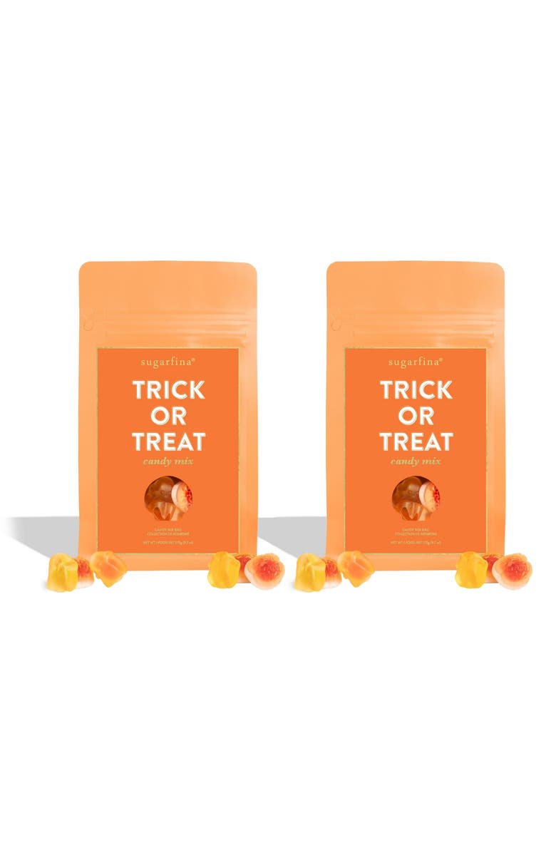 sugarfina Double Trouble Set of 2 Trick or Treat Candy Mix Bags, Main, color, 
