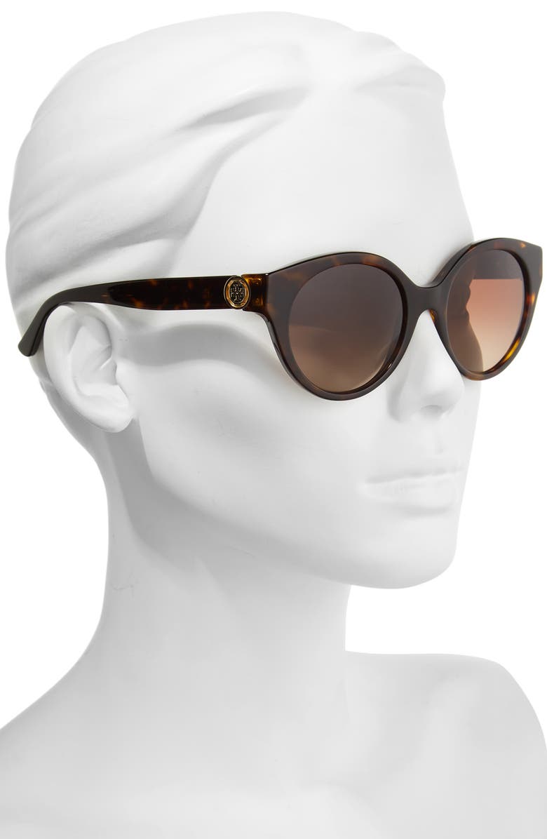 Tory Burch 52mm Cat Eye Sunglasses, Alternate, color,