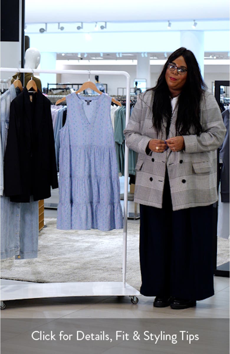 Bright Spot Sleeveless Chambray Dress, sales video thumbnail