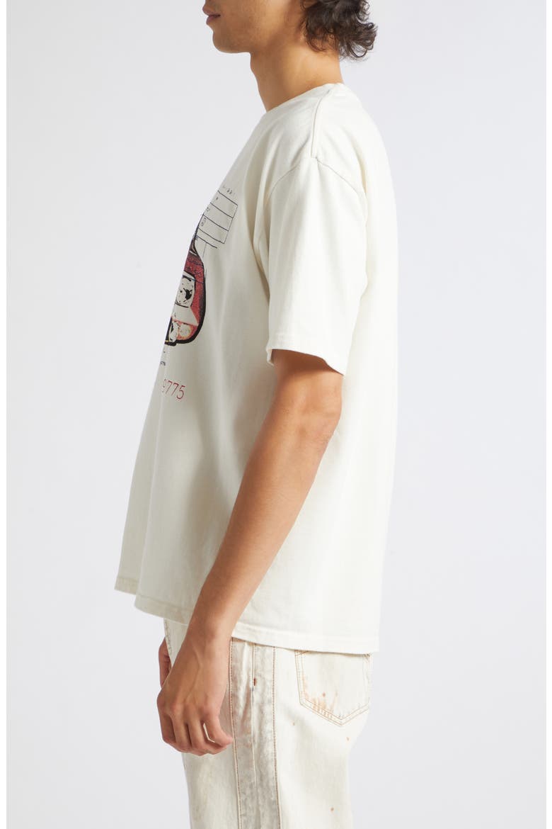 Slip Graphic T-Shirt, Alternate, color, VINTAGE WHITE/ BLACK/ RED